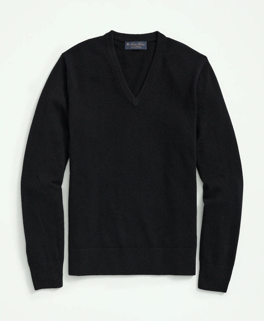 Men 3-Ply Cashmere V-Neck Sweater - Brooks Brothers On sale
