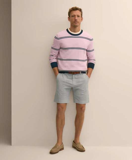 Men 9" Washed Cotton Seersucker Shorts - Brooks Brothers Gift
