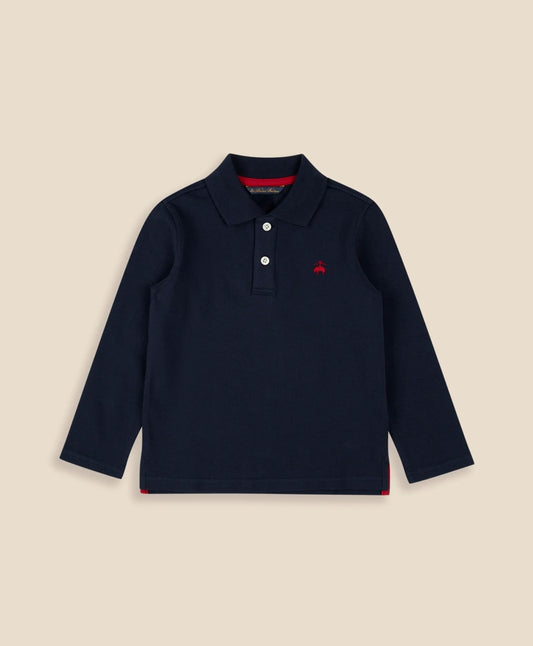 Boys Boys Cotton-Blend Pique Polo Shirt - Brooks Brothers Outlet
