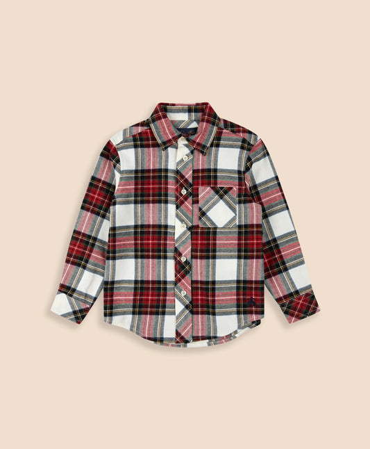 Boys Boys Cotton Brushed Flannel Shirt - Brooks Brothers Near me