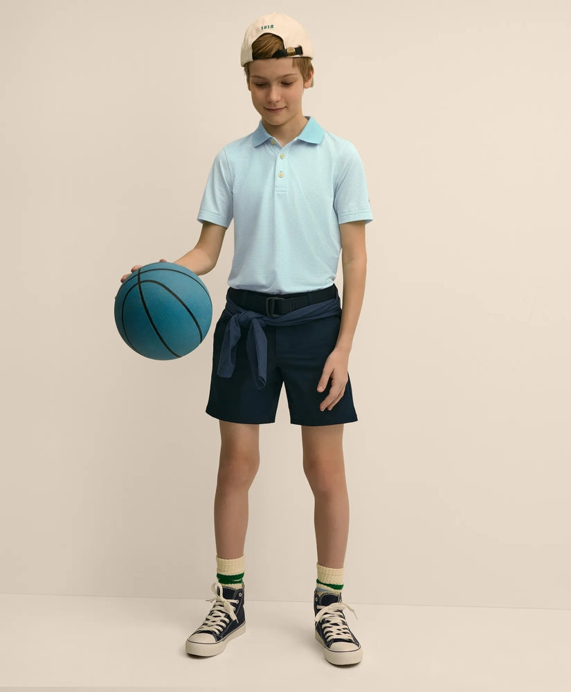 Boys Boys Performance Series Micro-Stripe Polo - Brooks Brothers Gift