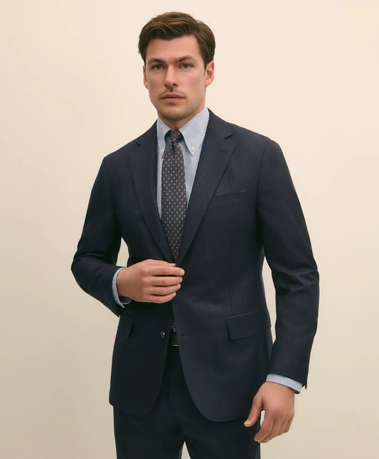 Sale Brooks Brothers Explorer Collection Slim Fit Wool Bold Stripe Suit Jacket - Brooks Brothers Outlet