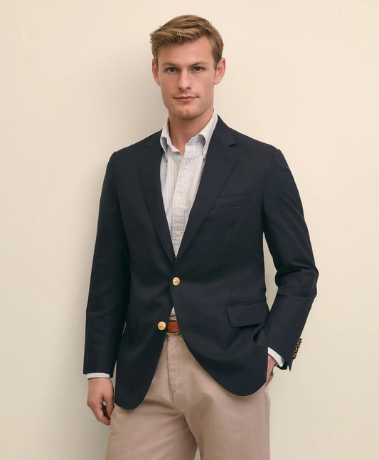 Tailored Classic Fit Wool 1818 Blazer - Brooks Brothers Discount