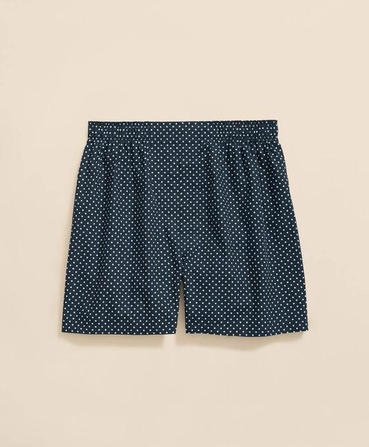 Men Cotton Broadcloth Dot Boxers - Brooks Brothers Near me