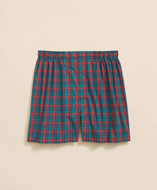 Sale Cotton Broadcloth Multi Tartan Boxers