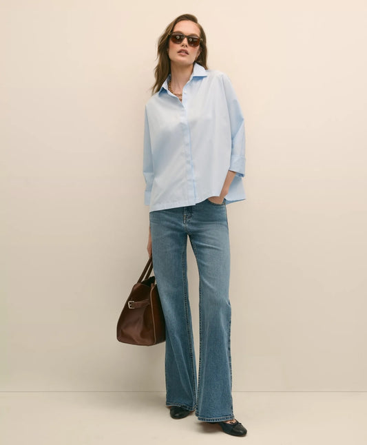 Women Denim Flare Jeans - Brooks Brothers Online