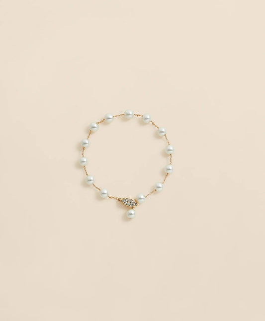 Women Faux-Pearl Chain Bracelet - Brooks Brothers Gift