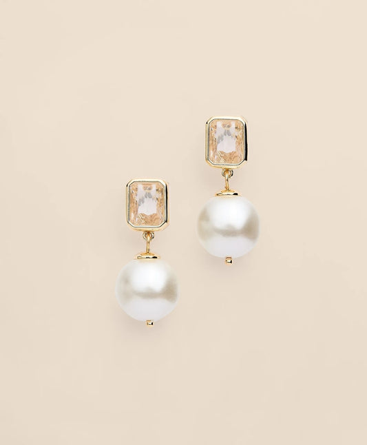 Women Faux Pearl Drop Earrings - Brooks Brothers For sale