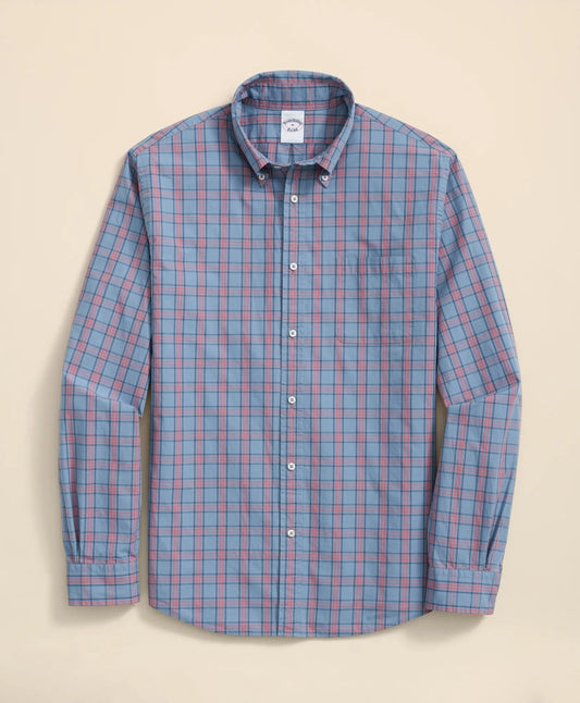 Sale Friday Shirt, Poplin Plaid - Brooks Brothers Online