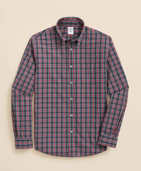 Sale Friday Shirt, Poplin Stewart Tartan - Brooks Brothers Outlet
