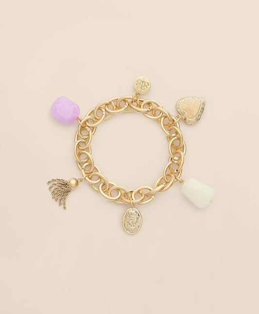 Women Gold-Tone Charm Bracelet - Brooks Brothers Discount