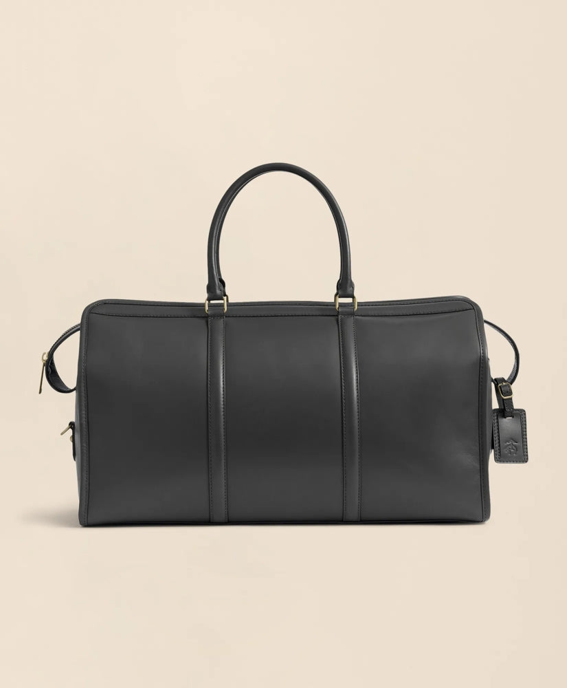 Men Leather Duffle Bag - Brooks Brothers US