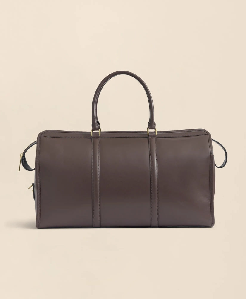 Men Leather Duffle Bag - Brooks Brothers US