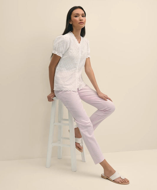 Sale Seersucker Slim Fit Pants - Brooks Brothers Discount