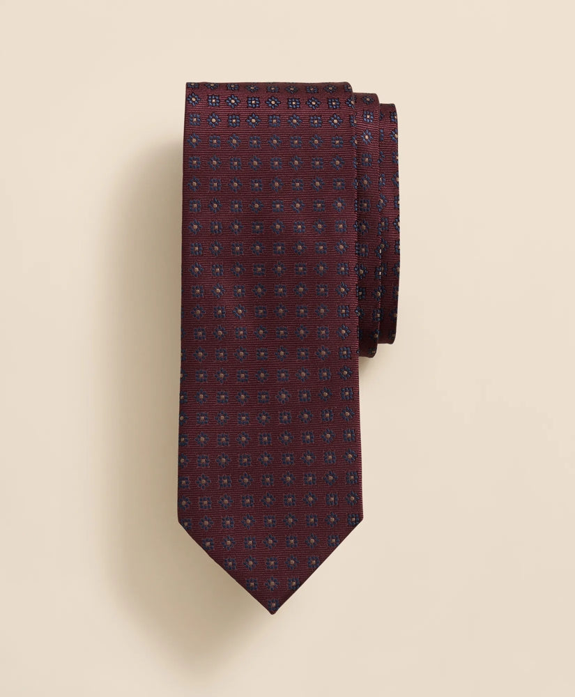 Men Silk Dot Flower Tie - Brooks Brothers sale