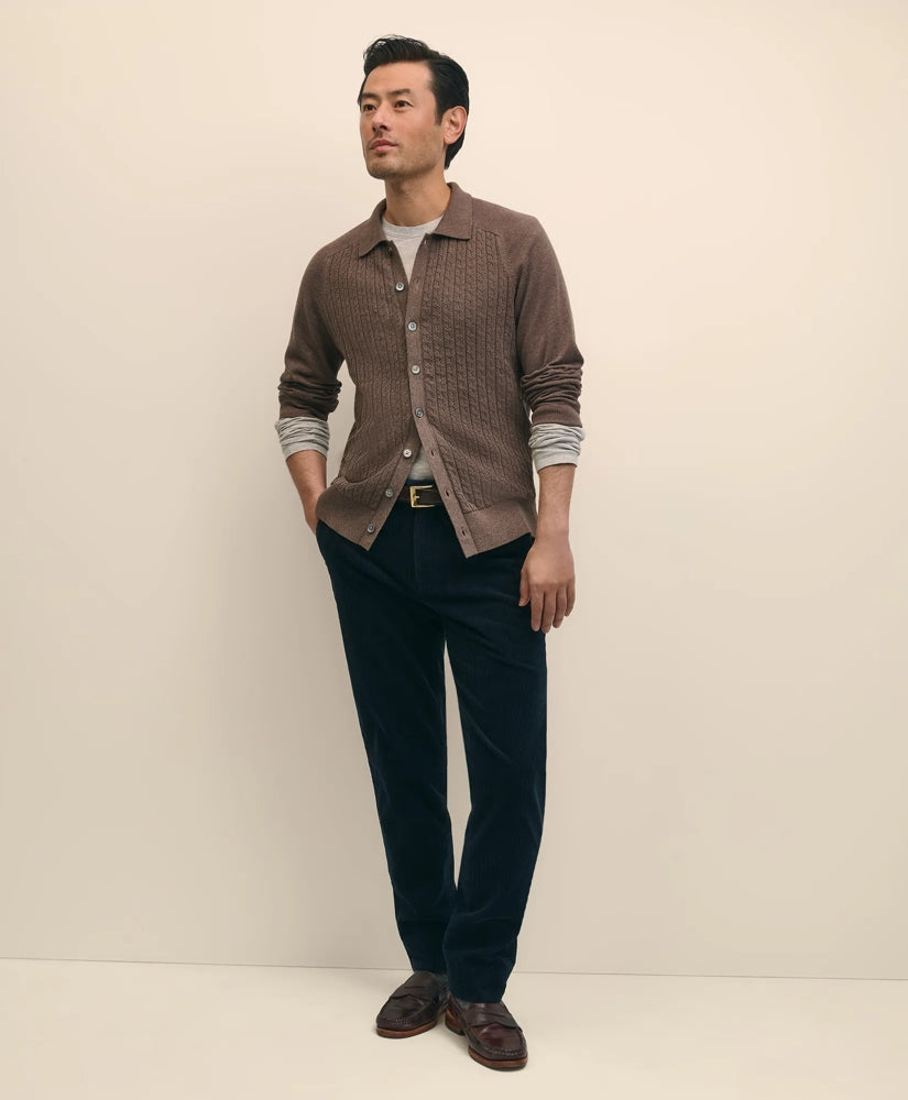 Sale Slim Fit Cotton Wide-Wale Corduroy Pants - Brooks Brothers