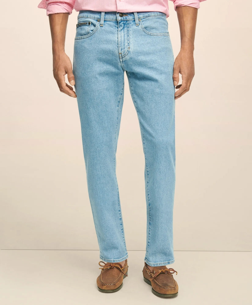 Men Straight Fit Denim Jeans - Brooks Brothers Near me
