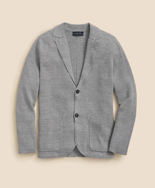 Men Sweater Blazer In Linen-Cotton Blend - Brooks Brothers sale