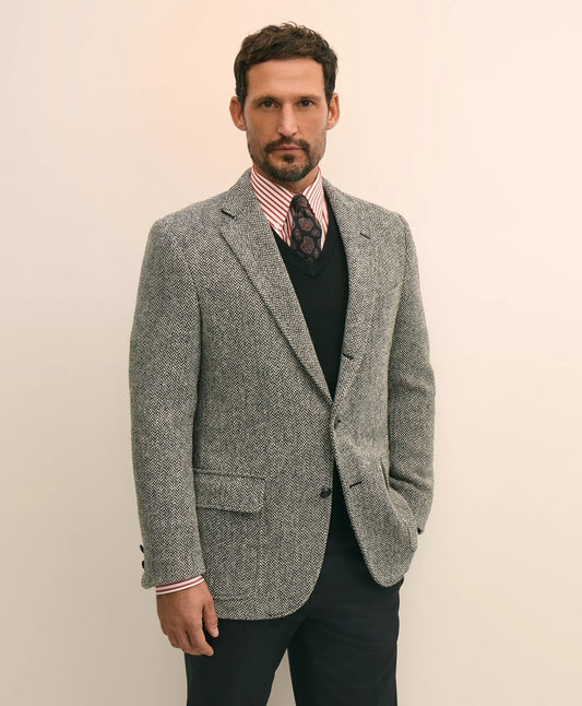 Sale No. 1 Sack Sport Coat in Harris Tweed - Brooks Brothers On sale