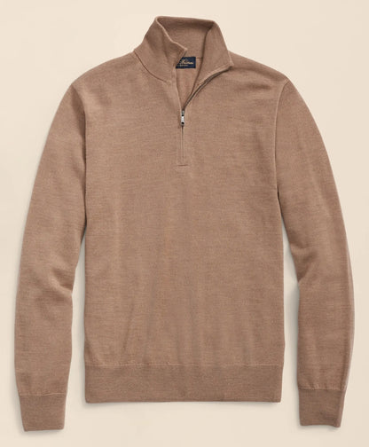 Men Ultimate Merino Wool Quarter-Zip Sweater - Brooks Brothers Gift