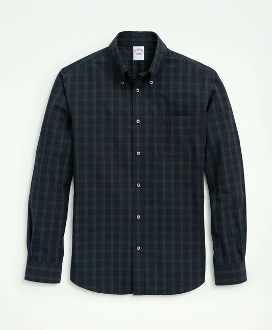Sale Friday Shirt, Poplin Black Watch - Brooks Brothers Near me
