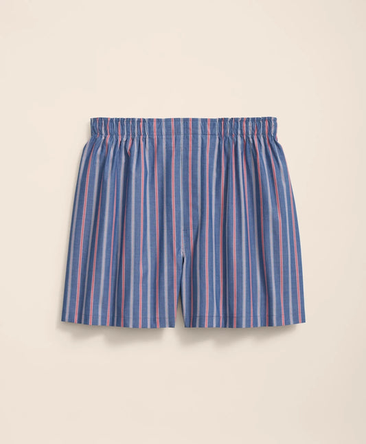 Sale Cotton Broadcloth Striped Boxers - Brooks Brothers For sale