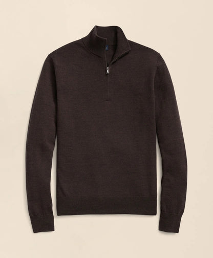 Men Ultimate Merino Wool Quarter-Zip Sweater - Brooks Brothers Gift