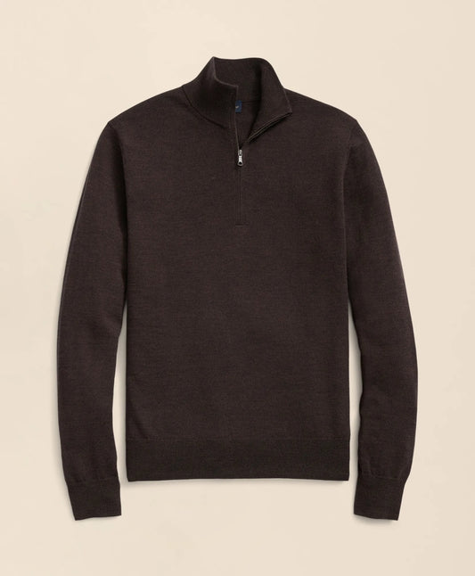 Men Ultimate Merino Wool Quarter-Zip Sweater - Brooks Brothers Gift