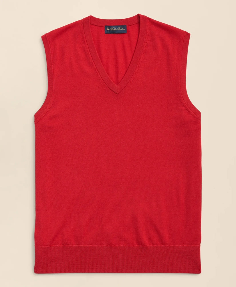 Tailored Ultimate Merino Wool Sweater Vest - Brooks Brothers