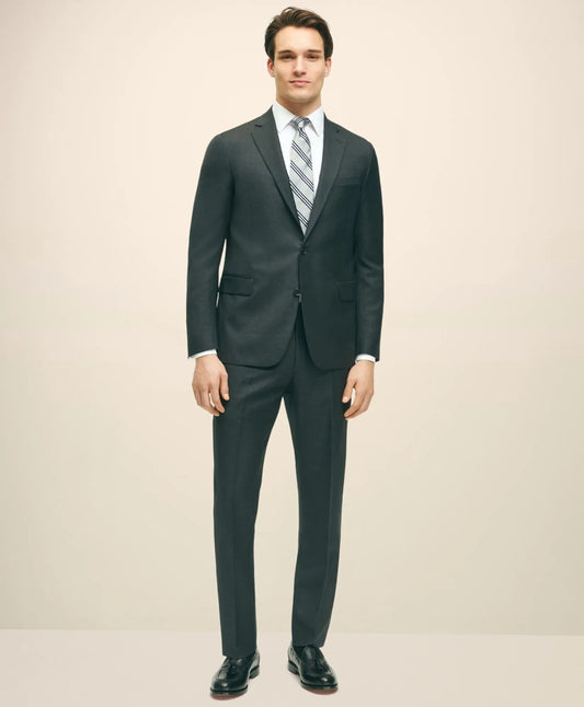 Tailored Classic Fit Wool Tic 1818 Suit - Brooks Brothers Online