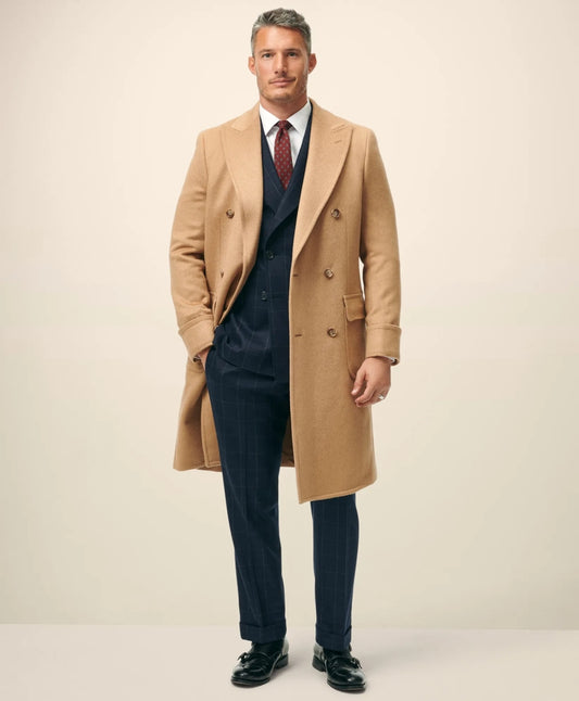 Men The Camel Hair Polo Coat - Brooks Brothers Gift