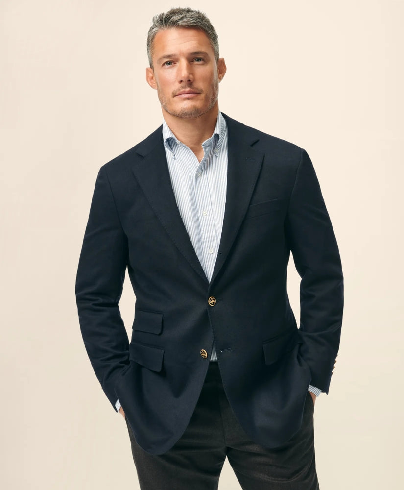 Tailored Traditional Fit Cashmere Fit 1818 Blazer - Brooks Brothers sale