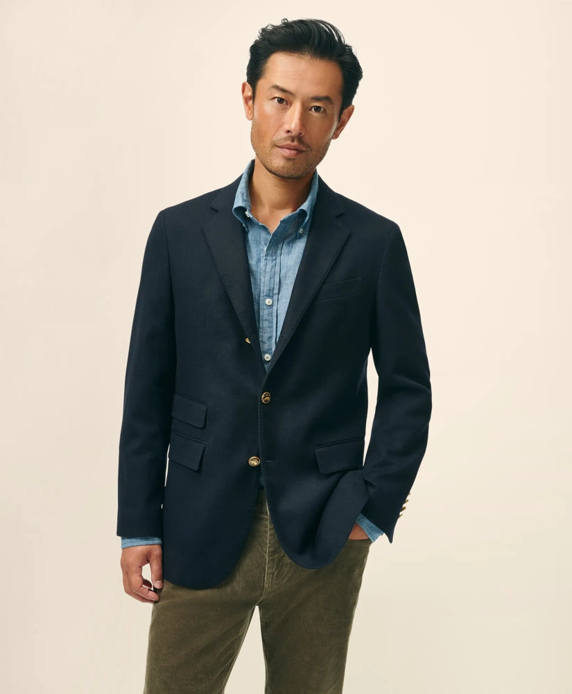 Tailored Slim Fit Cashmere Fit 1818 Blazer - Brooks Brothers Online