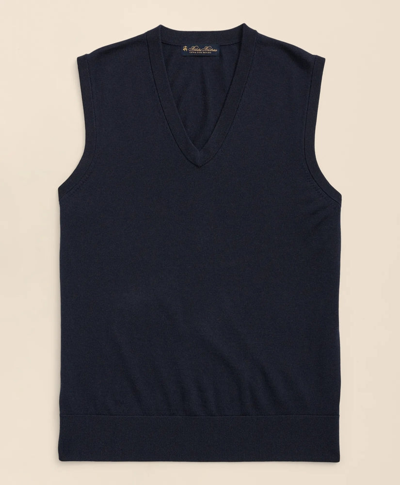 Tailored Ultimate Merino Wool Sweater Vest - Brooks Brothers