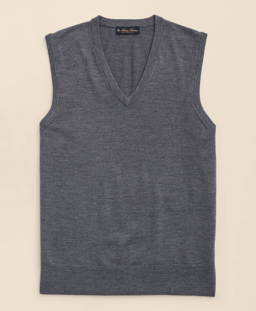 Tailored Ultimate Merino Wool Sweater Vest - Brooks Brothers