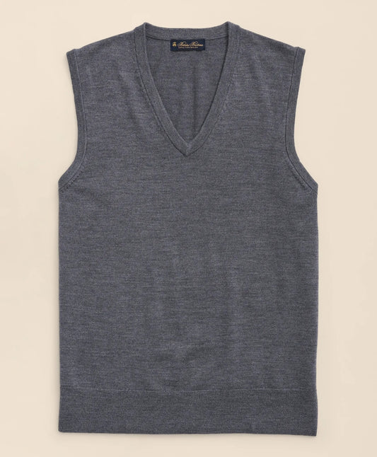 Tailored Ultimate Merino Wool Sweater Vest - Brooks Brothers