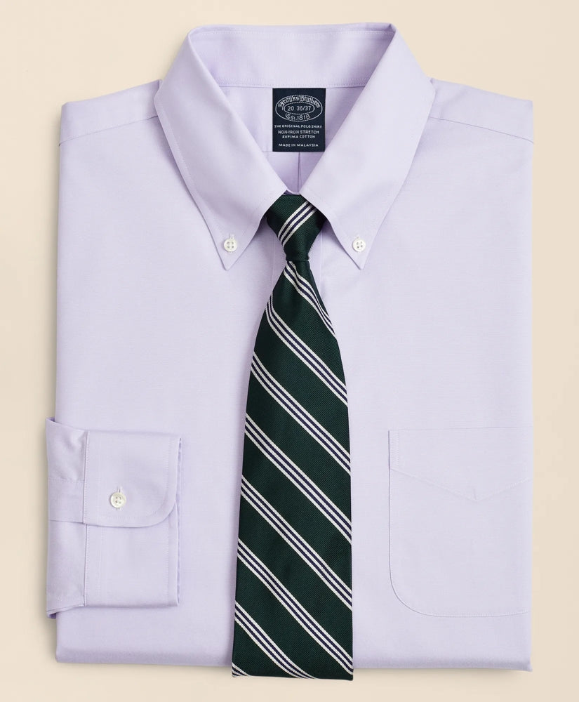 Shirts Big & Tall Stretch Dress Shirt, Non-Iron Pinpoint Button-Down Collar - Brooks Brothers For sale