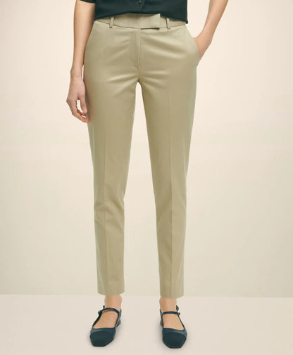 Women Stretch Cotton Advantage Chino - Brooks Brothers On sale