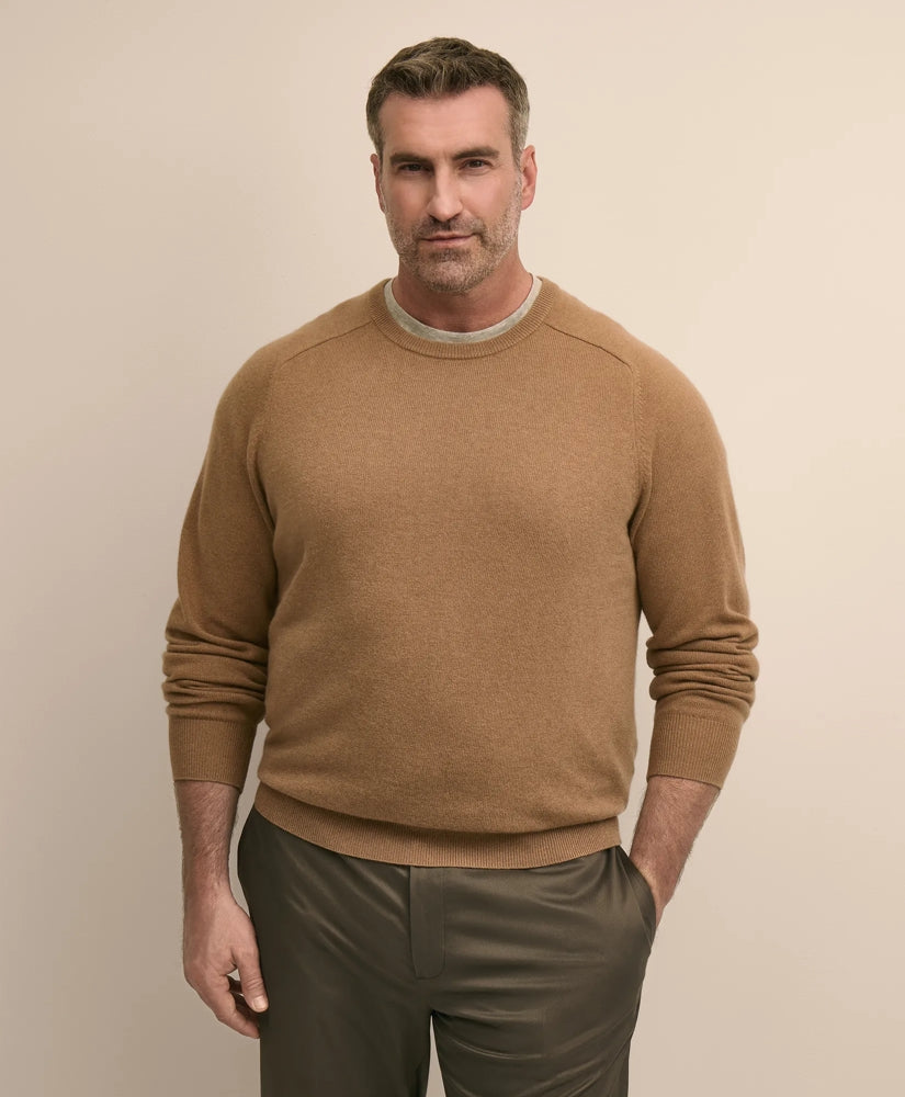 Men Big & Tall 3-Ply Cashmere Crewneck Sweater - Brooks Brothers Near me
