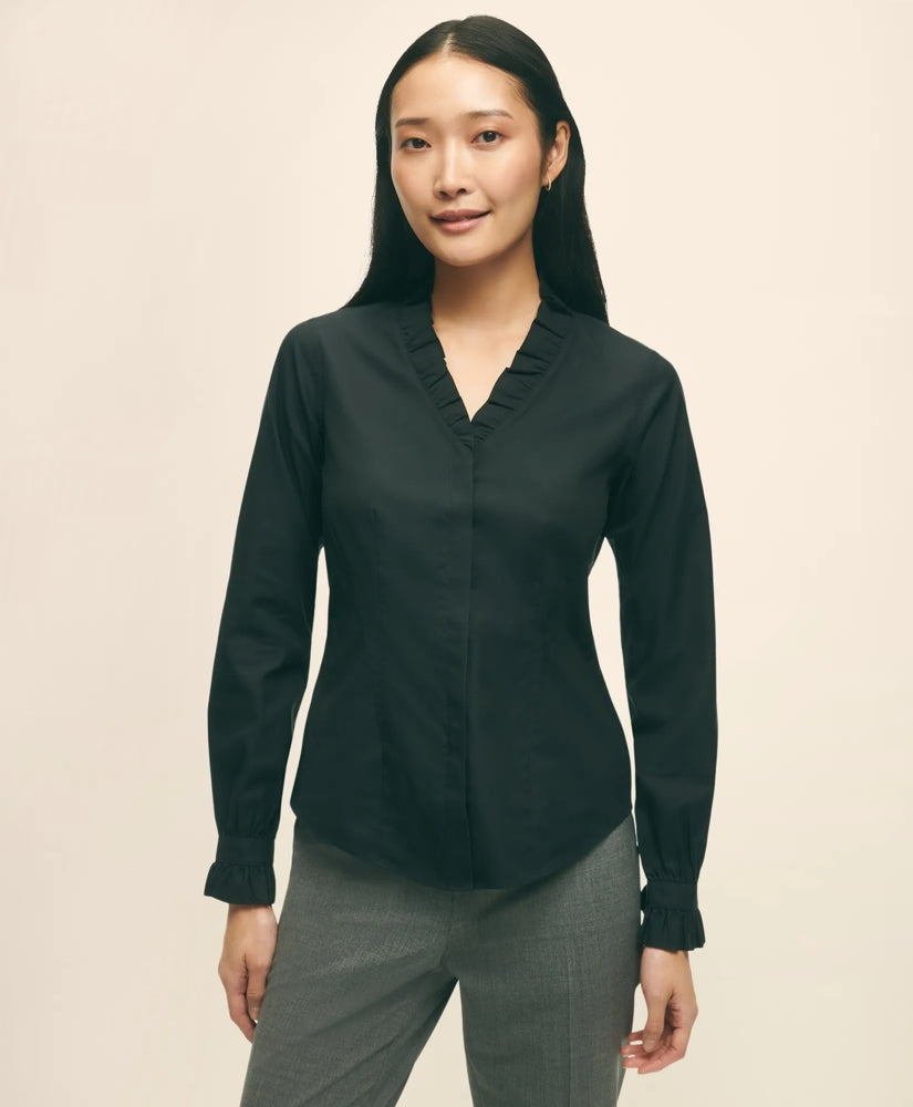 Women Fitted Non-Iron Stretch Supima - Brooks Brothers Gift