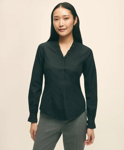 Women Fitted Non-Iron Stretch Supima - Brooks Brothers Gift