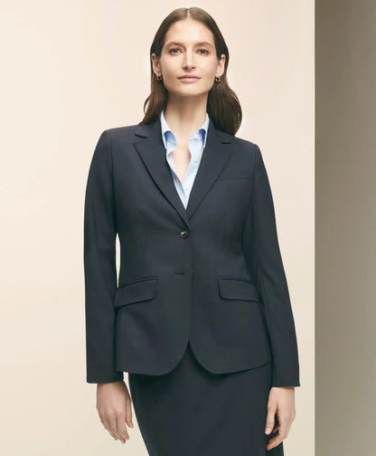 Women The Essentials Brooks Brothers Stretch Wool Jacket - Brooks Brothers Online